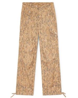 Ganni Wide Trousers - Natural