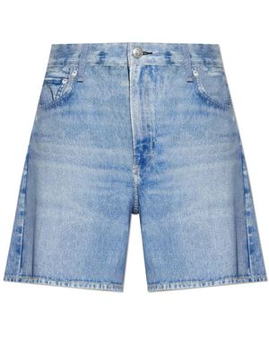 Rag & Bone Korte Broeken ,Blauw ,Denim Five-Pocket Shorts