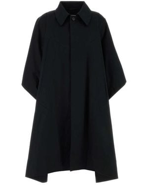 MM6 by Maison Margiela Single-Breasted Coats - Black