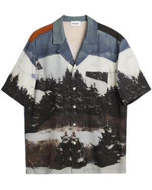 Soulland Short Sleeve Shirts - Blu