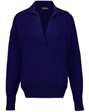Tom Ford Cashmere Knitwear - Azul