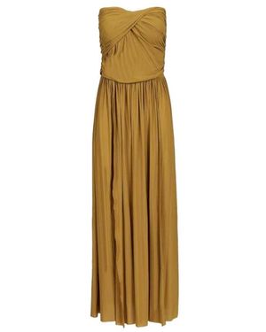 Amazuìn Tayla Maxi Rok Met Plooitjes - Metallic