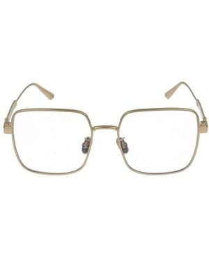 Dior Stilvolle Damenbrille Mit Cannage-Muster - Mettallic