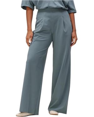 JAPANTKY Kona Long Wijde Broek - Blauw
