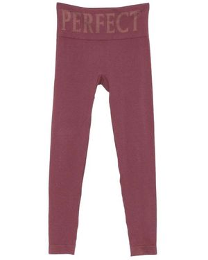 Perfect Moment Fitness ,Rood ,Nylon Seamless Thermal Legging