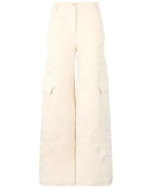 Roberto Cavalli Wide Trousers - Natural