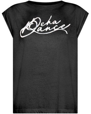 Deha Tops ,Zwart ,10009 T-Shirt