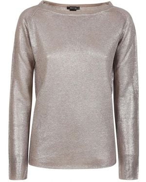 Avant Toi Round-Neck Knitwear - Grey