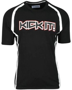 Bikkembergs Tops ,Zwart ,Katoen T-Shirt