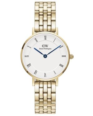 Daniel Wellington Petite Roman Numerals 5-Link - Metallic