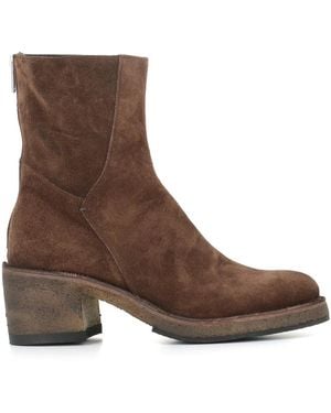 Pantanetti Heeled Boots - Brown