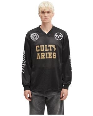 Aries Long Sleeve Tops - Negro