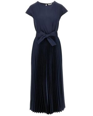 Weekend by Maxmara Interlock Jersey Jurk - Blauw