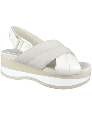 DL SPORT® Flat Sandals - Bianco