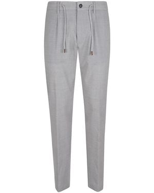 Eleventy Slim-Fit Trousers - Gris