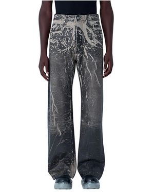 Rick Owens Wide Jeans - Grey