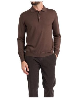 Gran Sasso Polo Shirts - Marron
