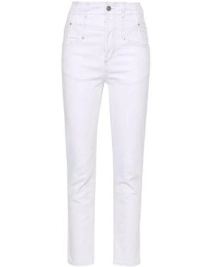 Isabel Marant Slim-Fit Jeans - Blanco