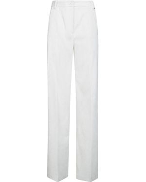 Herno Straight Trousers - Blanco