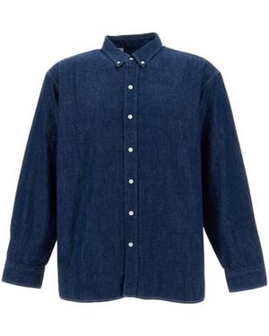 Levi's Legeres Denim-Hemd Mit Knopfleiste - Blau
