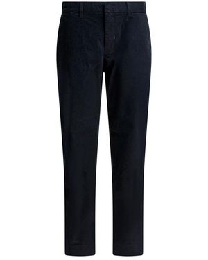 Vince Owen Athletic Stretch-Cotton Hose - Blau