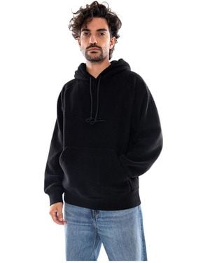 Carhartt Hoodies & Sweatvesten ,Zwart ,Polyester Hooded Limn C Fleece Sweat