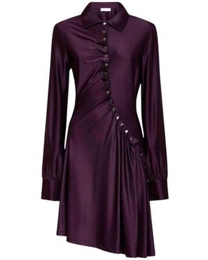 Rabanne Shirt Kleider - Lila
