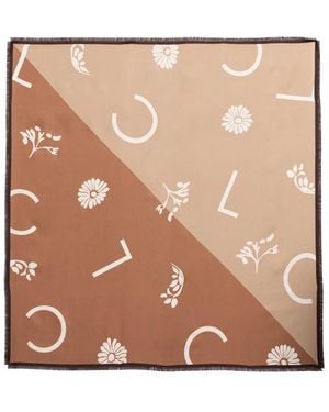 Luisa Cerano Silky Scarves - Marrón