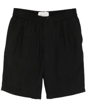 Ami Paris Elasticated Waist Ami De Coeur Shorts - Zwart