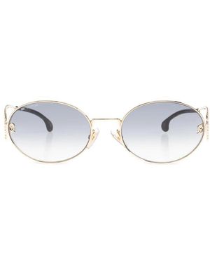 Etro Accessoires ,Geel ,0106/S Zonnebril - Wit
