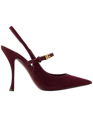 Dolce & Gabbana Schoenen ,Rood ,Leer Cardinale Pumps