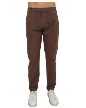 BERWICK 1707 Chinos - Brown