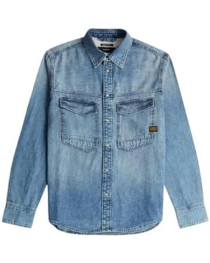 G-Star Denim Shirts - Blue