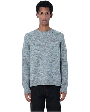 Dries Van Noten Round-Neck Knitwear - Blue