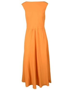 Erika Cavallini Semi Couture Midi Dresses - Orange