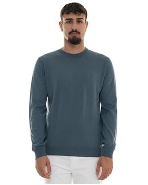Woolrich Round-Neck Knitwear - Azul