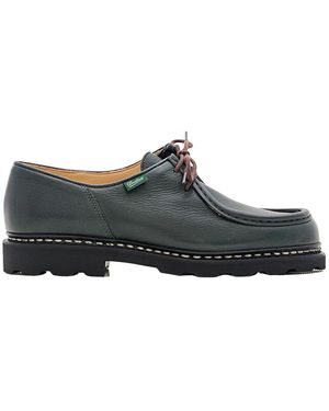 Paraboot Schoenen ,Groen ,Leer Michael Veterschoen - Zwart