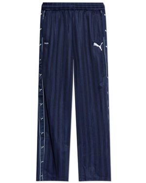 PUMA Broeken ,Blauw ,Polyester Guizio Joggers
