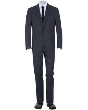 Corneliani Einreiher-Anzüge - Blau
