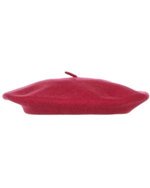 Kangol Accessoires ,Rood ,Wol Wollen Baret Hoed