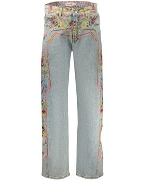 Desigual Jeans ,Blauw ,Katoen Versalles Jeans - Grijs