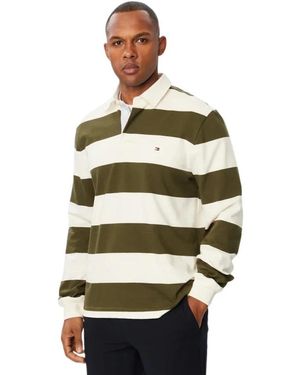 Tommy Hilfiger Essential Stripe Polo - Groen