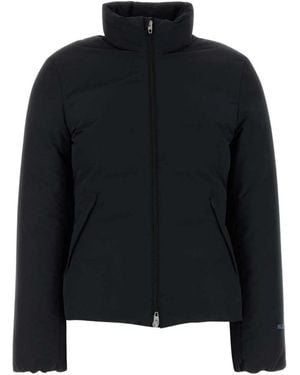 Jil Sander Logo Wasserabweisende Daunenjacke - Schwarz