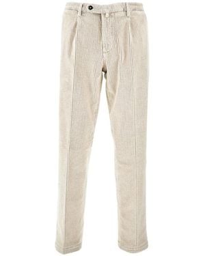 BRIGLIA Slim-Fit Pants - Natural