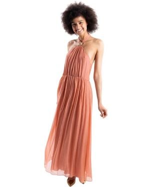 H2O Langes Abendkleid - Orange