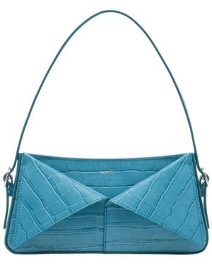 Coperni Croco Belt Handbag - Blau