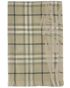 Burberry Winter Scarves - Green