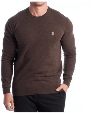 U.S. POLO ASSN. Round-Neck Knitwear - Brown