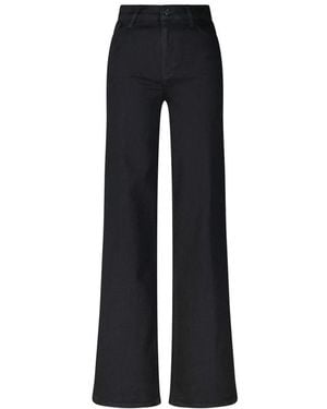 FRAME Wide Trousers - Black