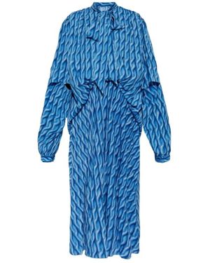 Balenciaga Midi Dresses - Blue
